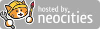 The Neocities cat, an orange tabby, holding a paintbrush and wrench and wearing a yellow hardhat